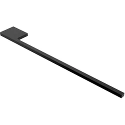 kalb   Handtuchhalter Slim für Waschtisch, schwarz, Aluminium, Länge: 400mm, Höhe: 8mm, Tiefe: 50mm