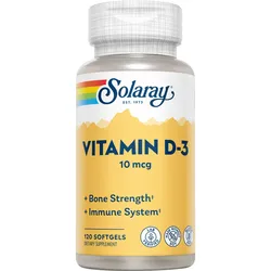 Vitamin D3 10 Mcg Solaray 120 ST