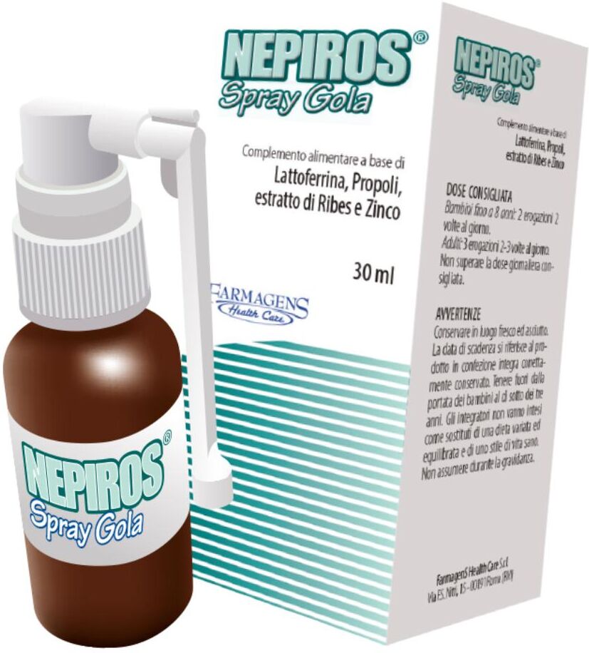 FARMAGENS HEALTH CARE Srl Nepiros Spray Gola, 30 ml