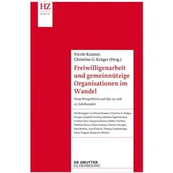Freiwilligenarbeit und gemeinnützige Or, Fachbücher von Nicole Kramer, G. Krüger