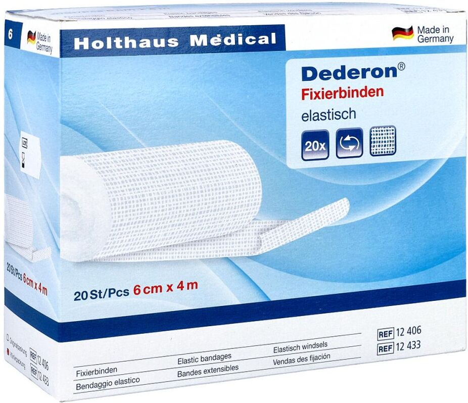 Dederon Fixierbinden 4 m x 6 cm