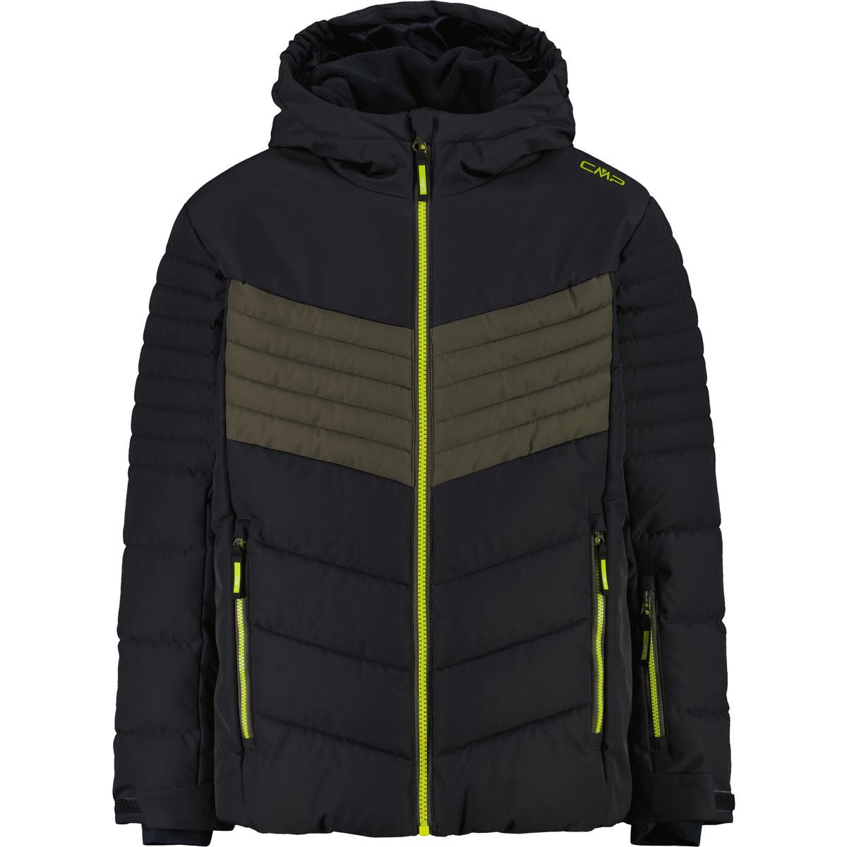 CMP KID Ski Jacket FIX Hood antracite (U423) 164 36W0724-U423-164