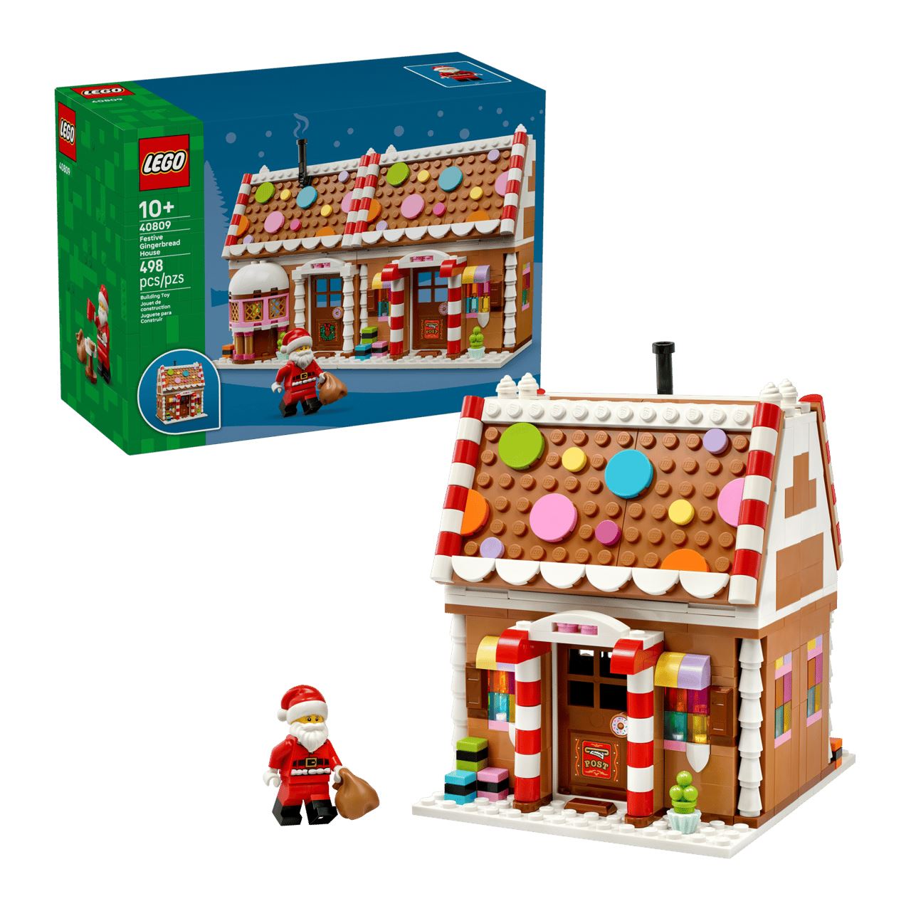 LEGO 40809 Weihnachtliches Lebkuchenhaus