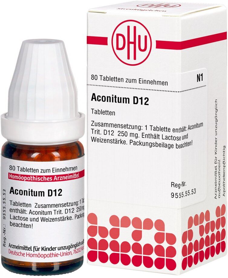 DHU Aconitum D12 Tabletten 80stk