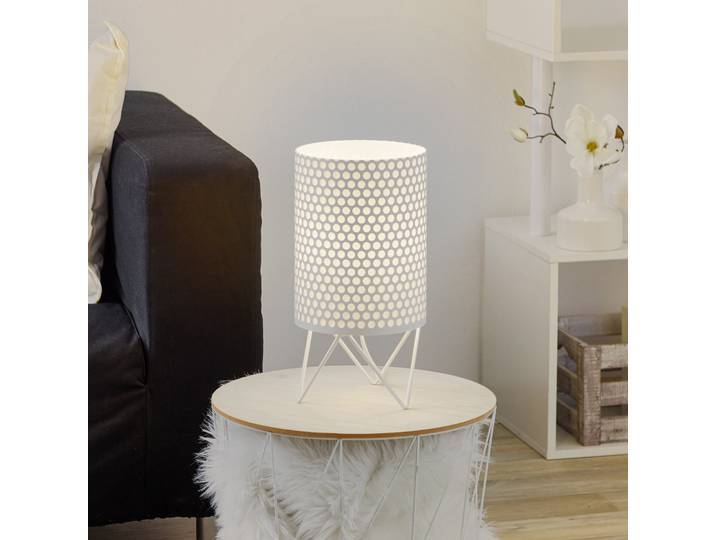 ABC Tischleuchte Weiß - GUBI Pedrera - Wohnzimmer - Design - Metall - Einflammig
