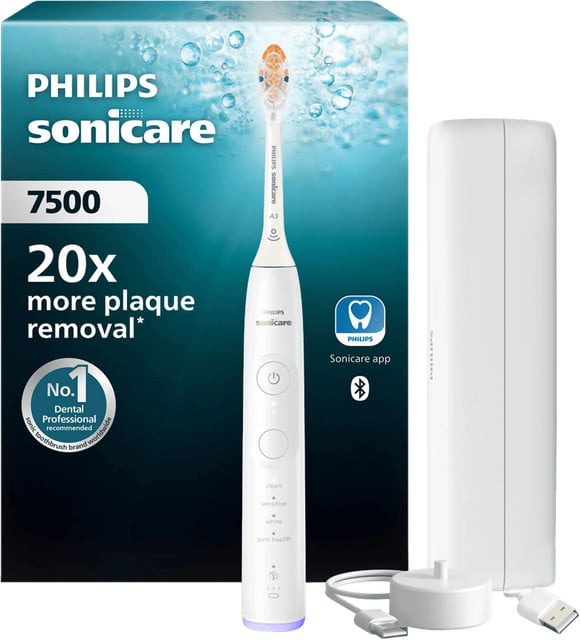 Philips Sonicare Series 7500 HX7420/12 Elektrische tandenborstel Wit