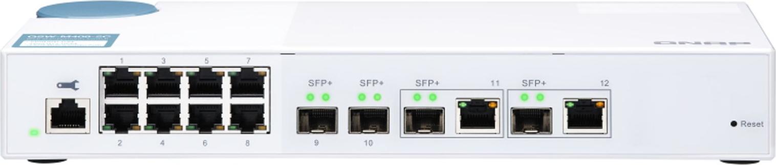 QNAP QSW-M408-2C, Managed, L2, 10G Ethernet (100/1000/10000), Vollduplex