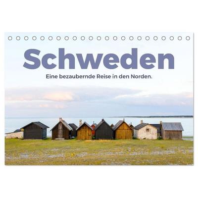 Schweden - Eine bezaubernde Reise in den Norden. (Tischkalender 2027 DIN A5 quer), CALVENDO Monatskalender