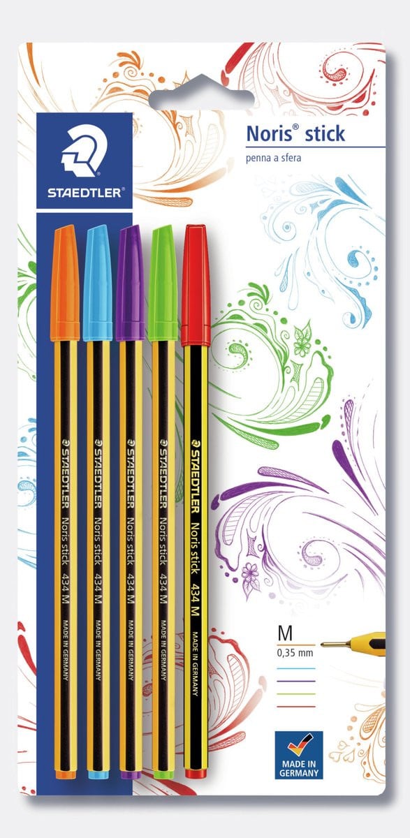 Staedtler 434-SBK5P2 pen- en potloodcadeauset met balpen