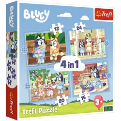 4in1 Puzzle Bluey And Her World Trefl 34637