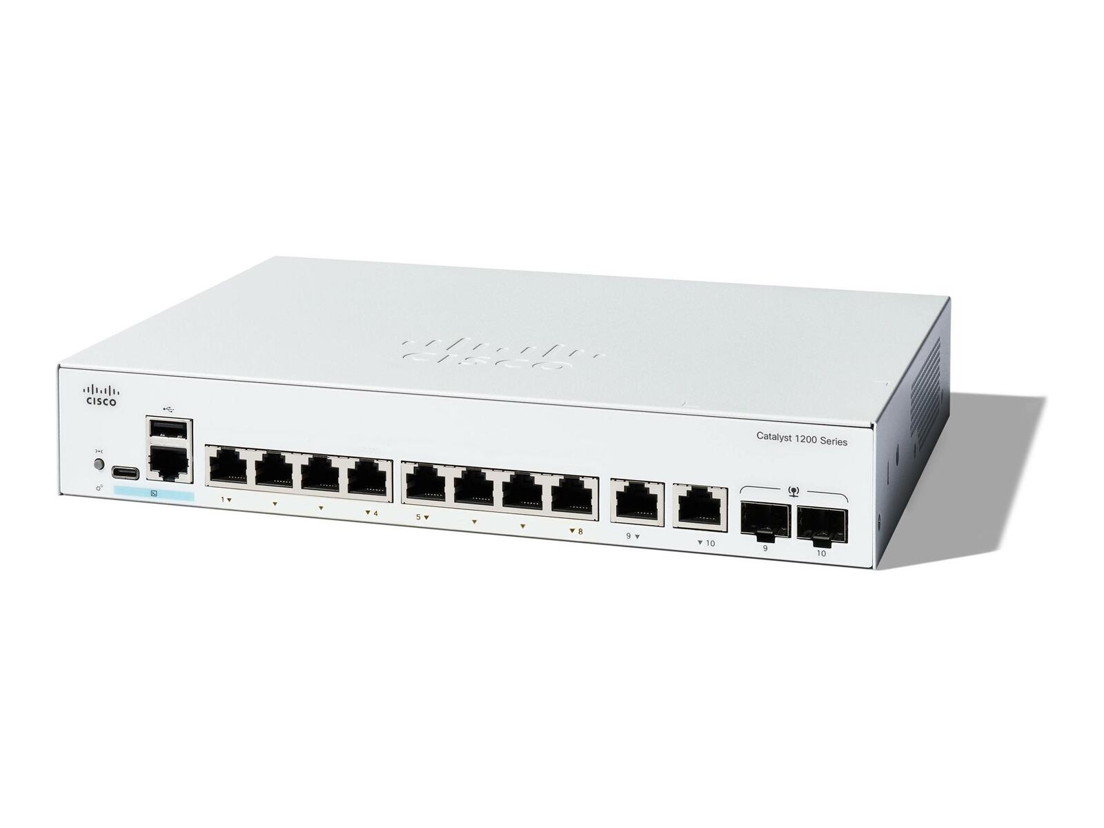 Cisco Catalyst C1200 Switch 8-Port 1 GbE managed L2 C1200-8T-E-2G