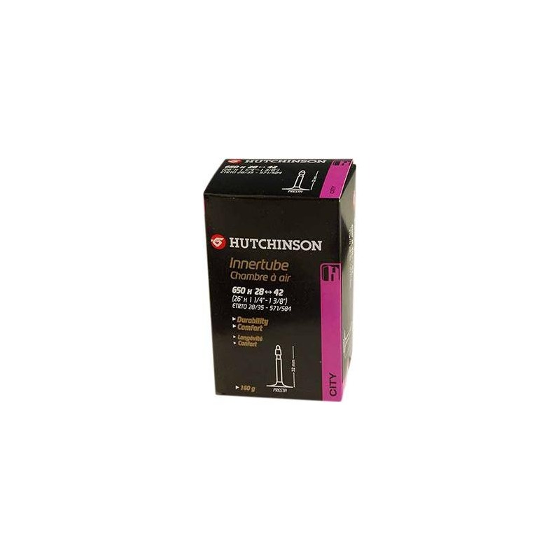 Chambre à air City Hutchinson 650x28-42B-C valve Presta (48 mm) rési