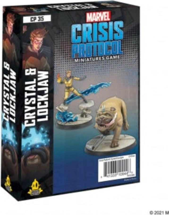 Atomic Mass Games Marvel Crisis Protocol Character Pack Crystal en Lockjaw Miniature Game CP35en