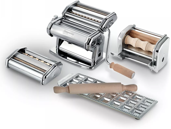 Imperia Fabbrica della Pasta - manuelle Nudelmaschine aus Edelstahl