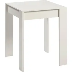 Malé Beistelltisch 56 x 56 cm, weiß, Buchenholz