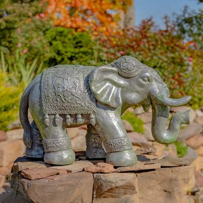 Zaer Ltd "Boho Elephant Statue - 25.2""x10.6""x15.7"""