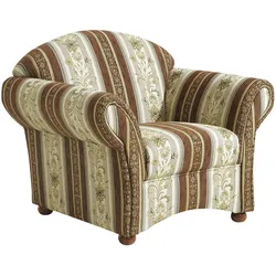 SESSEL Kama Bezug Chenille Buche nussbaum dunkel / braun