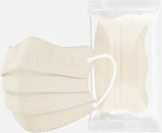 Uplift Picks Butterfly Shaped Disposable Face Masks Pink 3 Layer Protective Masks For Women khaki 10 Pcs