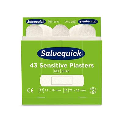 60 Sets `Cederroth` Salvequick Sensitive Pflaster (43 Stück) weiss