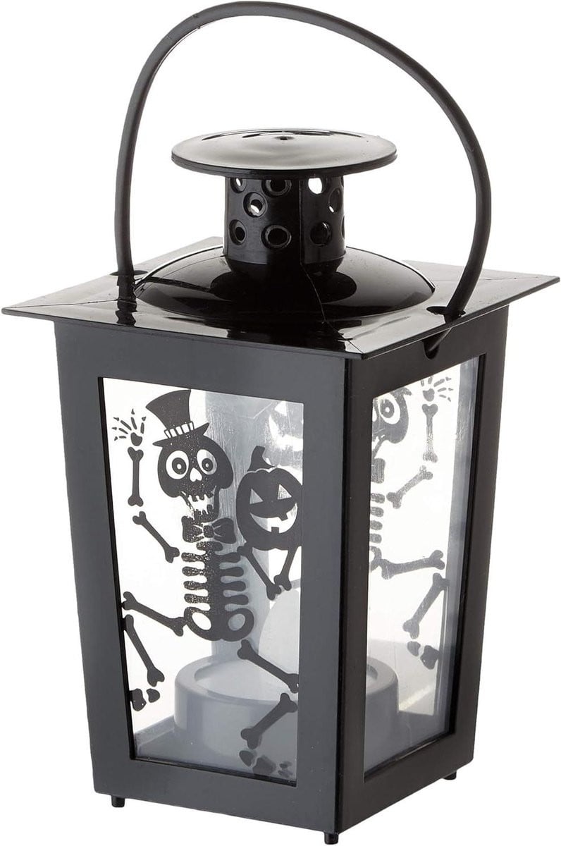 Mini Lantaarn Decoratieve Lamp met Lichtgevende Kaars Multicolor