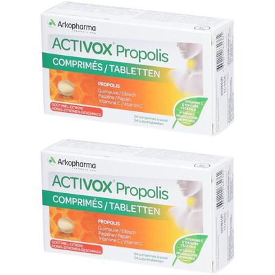 Activox Propolis Honig-Zitronen Lutschtabl 24 Stk x2 2x24 St Filmdragees