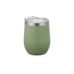 KHG Isolierbecher 350ml   ¦ grün ¦ Edelstahl ¦ Maße (cm): B: 8,5 H: 11,5
