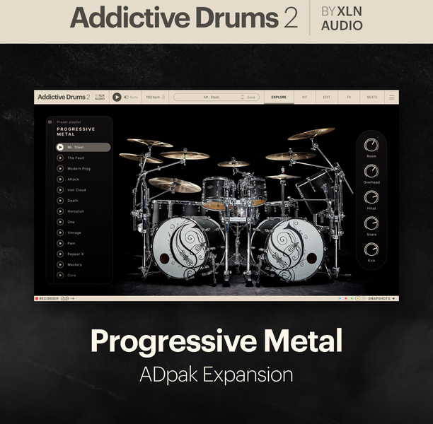 XLN Audio AD2 Progressive Metal