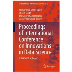 Proceedings of International Conference on Innovations in Data Science, Fachbücher von Dharm Singh, Mohammad Shorif Uddin, Thittaporn Ganokratanaa, Gaurav Kumawat