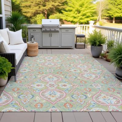 Addison Rugs Machine Washable Indoor/Outdoor Traditional Spades Chantille Rug