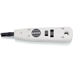KNIPEX Anlegewerkzeug für LSA-Plus und baugleich 175 mm brüniert - 974010