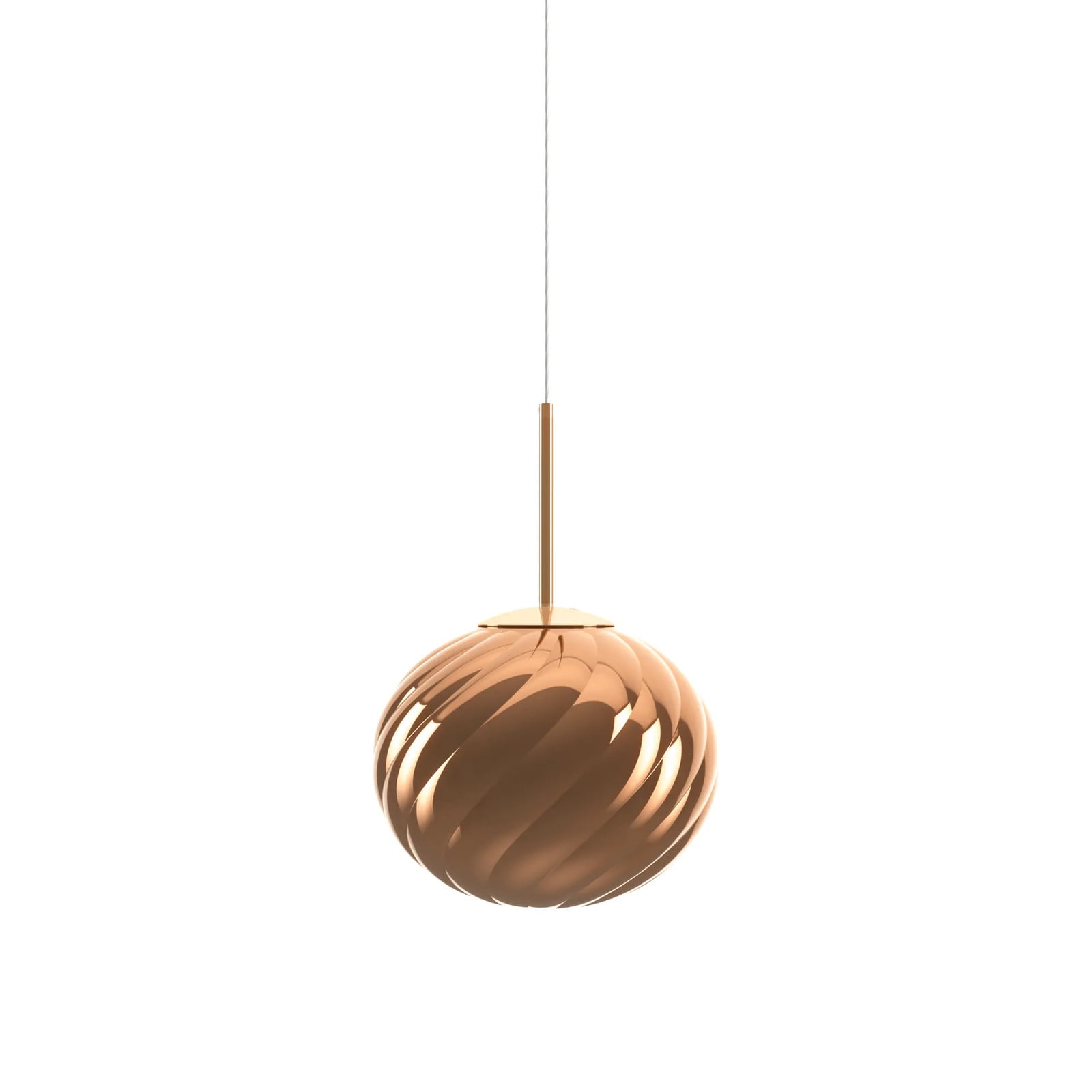 Tom Dixon Whirl hanglamp Ring Copper Ø30 cm