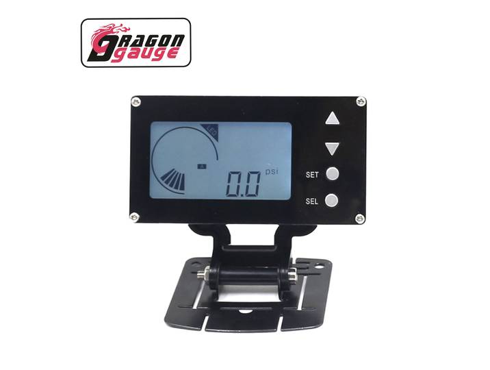 Contrôleur de suralimentation électronique EVC, affichage numérique LCD, jauge de suralimentation de voiture à assujetélectronique avec fonction iode