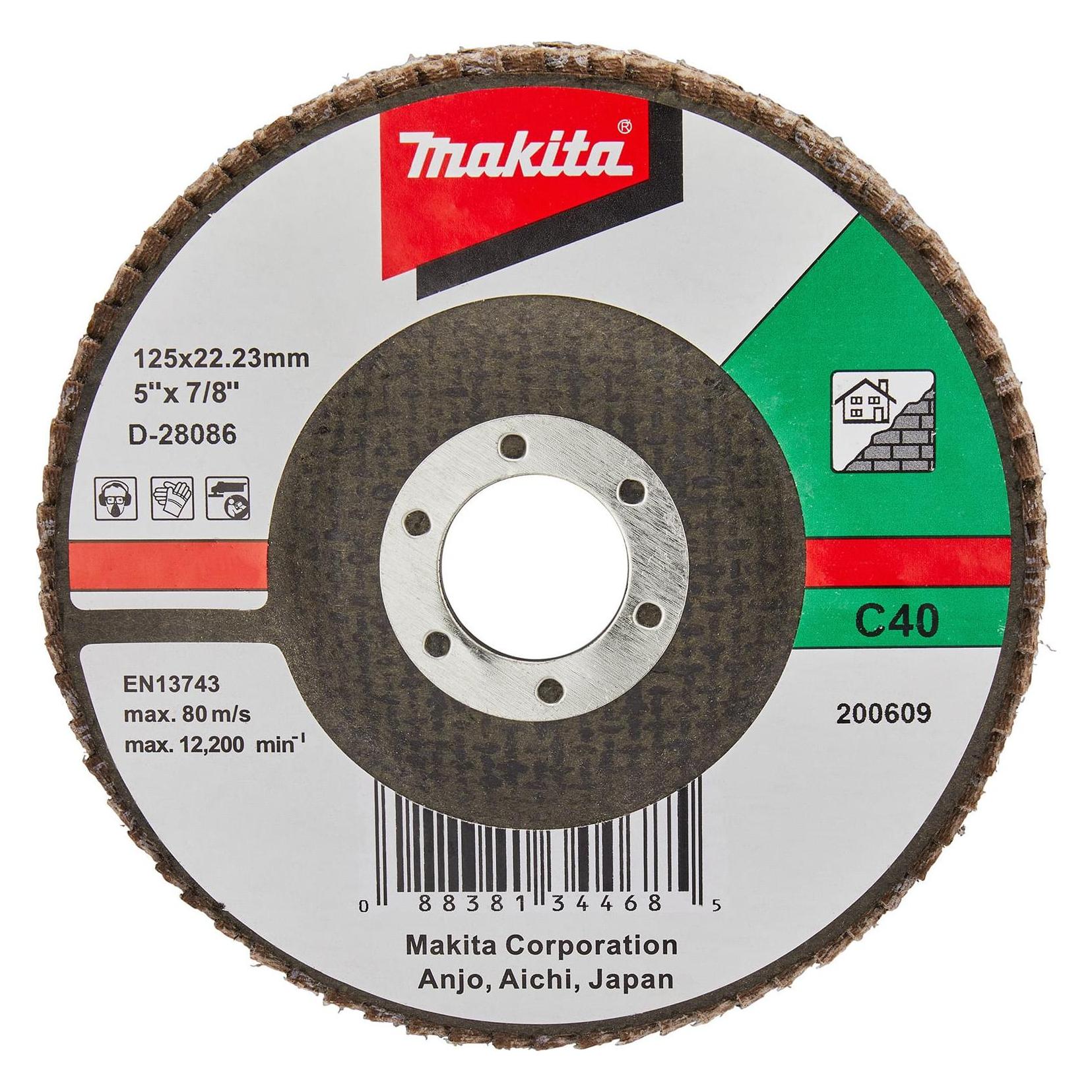 Makita Fächerschleifsch. 125mm C40F (40) (D-28086)