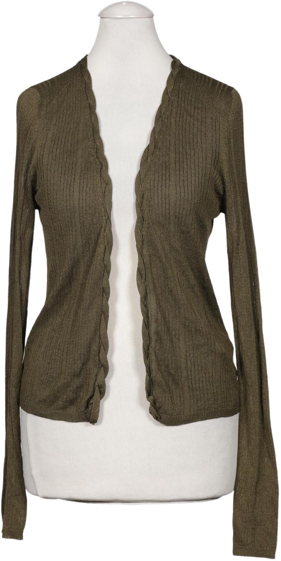 Jil Sander Damen Strickjacke, Grün, Gr. EU 32 (IT 38), Seide - Second Hand