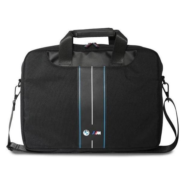 BMW BMCB15COMPVSKL Bag 16" Black Nylon Blue Stripe (16") (BMW000908-0)