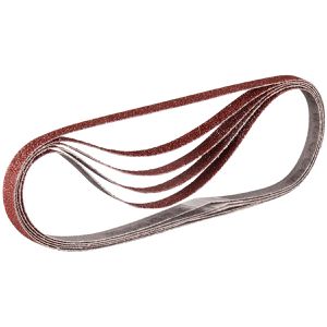 Makita Schleifpapier P-43290, Körnung 120, 533 x 9mm, 5 Schleifbänder, für Holz und Metall, 5 Stück