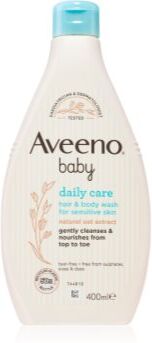Aveeno Baby Hair&Body Wash champô infantil cabelo e corpo 400 ml. Baby Hair&Body Wash