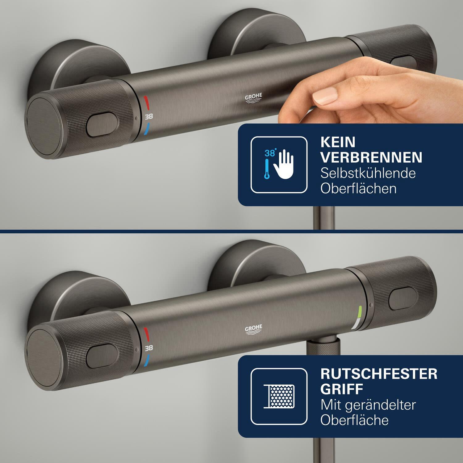 Grohe Precision Feel Thermostat-Brausebatterie, 1/2"""
