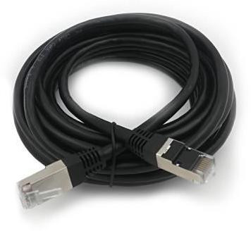 Linéaire RJ45-kabel Cat.6 F/UTP afgeschermd koper zwart 5 meter