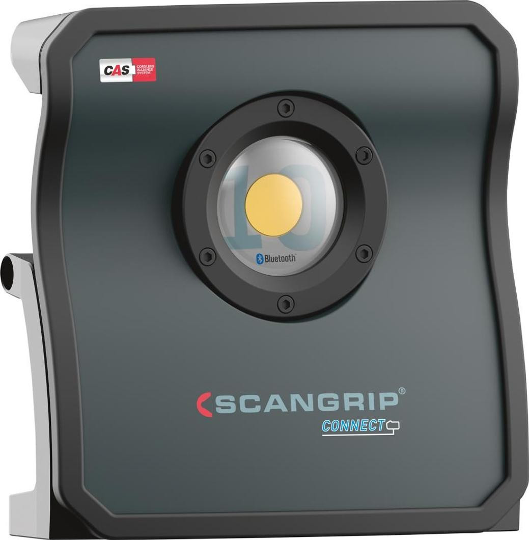 SCANGRIP Nova 10 Connect LED Werklamp, zwart, 75 W, COB LED, 6000 K, IP65, IK07
