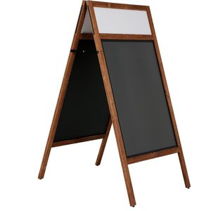 Update-Displays Kundenstopper Multi Plus DIN A1, 44 mm Profil, Magnetfolie + Kreidetafel, Topschild