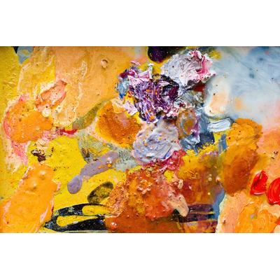 Fototapete PAPERMOON "Abstrakt Farben", bunt, B:5m L:2,8m, Vlies, Tapeten