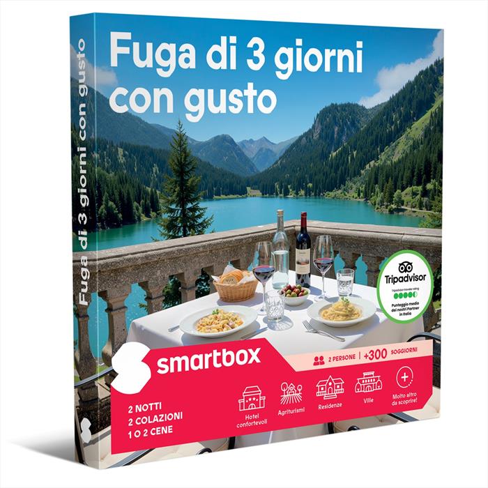 SMARTBOX Fuga Di 3 Giorni Con Gusto-ebox Digitale