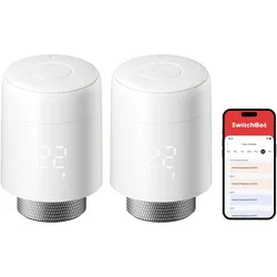 SwitchBot Heizkörperthermostat, weiss, 2 Stück, Thermostat, Weiss