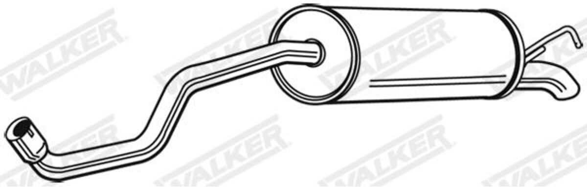 Endschalldämpfer WALKER 24059