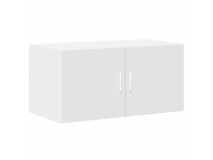 HKTMGDNG Wandschrank Weiß 80x42,5x40 cm Hängeschrank Holzwerkstoff Schafft wertvollen Stauraum im Schlafzimmer oder Wohnbereich, flexibel als Hängeelement oder Aufsatzschrank nutzbar.