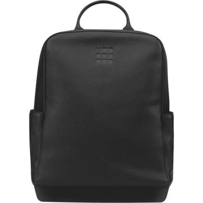 Moleskine klassischer Lederrucksack Schwarz