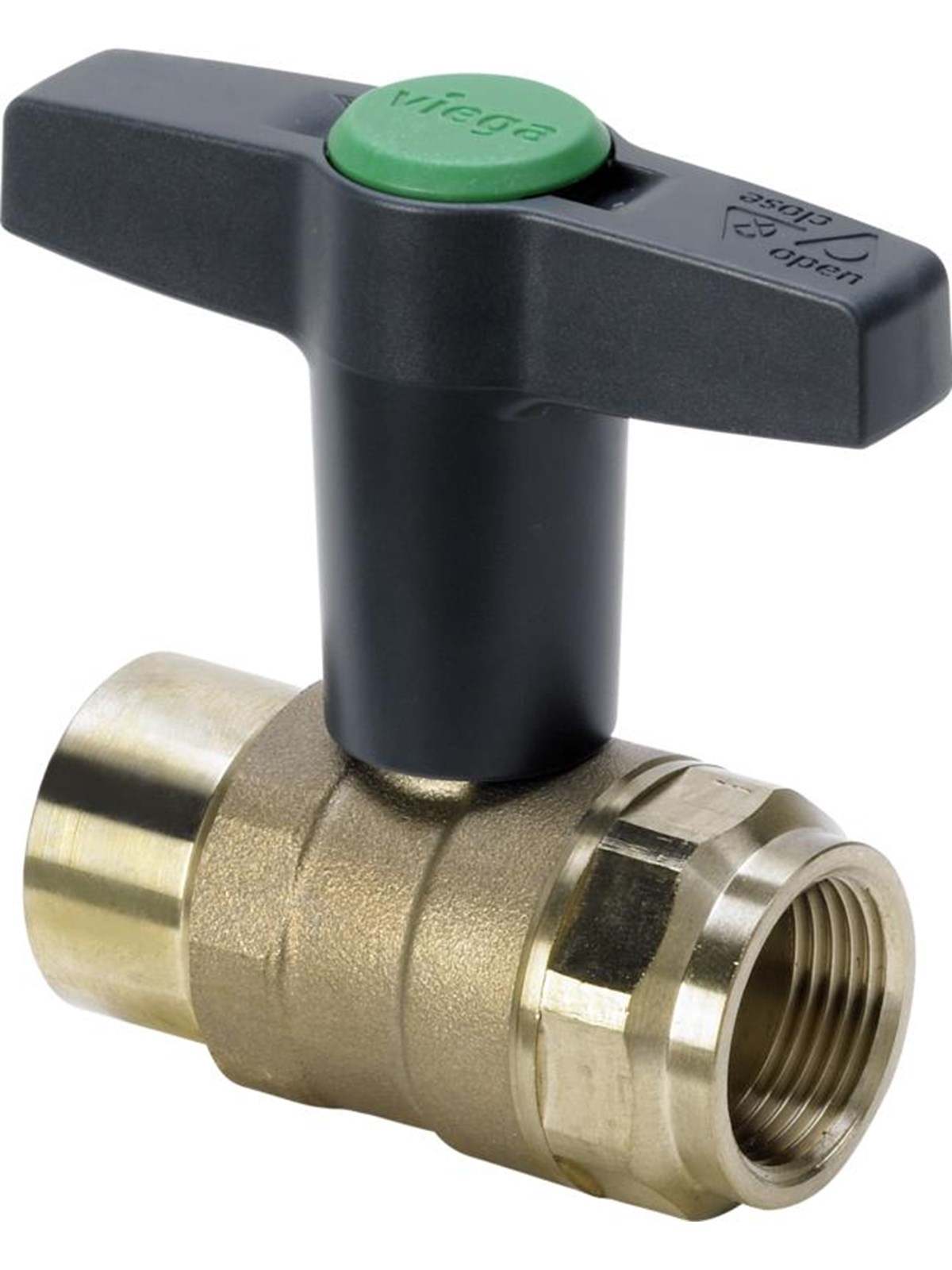 Viega Easytop ball valve socket/socket 1/2" gunmetal