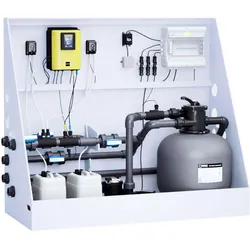 Pool-Technikwand ChlorTec | SaltFree mit Chlordosierung inkl. pH & Sandfilteranlage