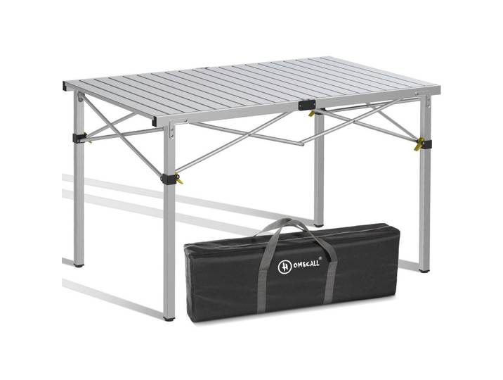 Modante Campingtisch, Silberfarben, Metall, rechteckig, 70x70x118 cm, Freizeit & Co, Camping, Campingtische